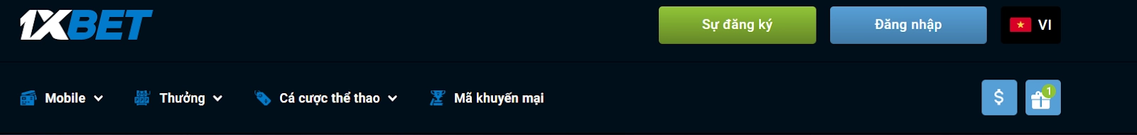 Mã khuyến mại và chương trình khuyến mãi 1xBET